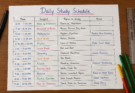 How to Create a Daily Study Schedule