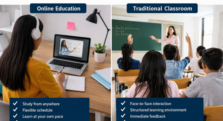 Online Education vs Traditional Classroom Learning