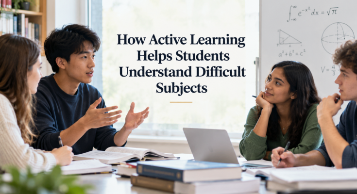 How Active Learning Helps Students Understand Difficult Subjects