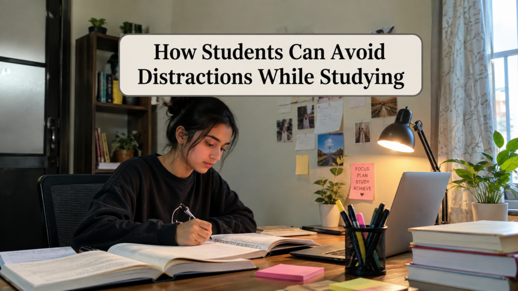 How Students Can Avoid Distractions While Studying
