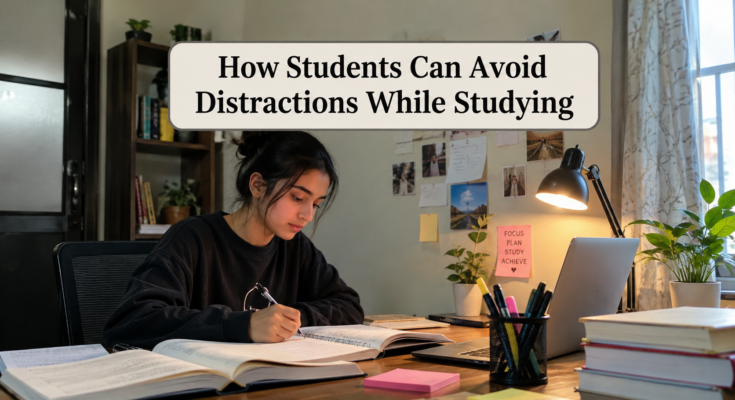 How Students Can Avoid Distractions While Studying
