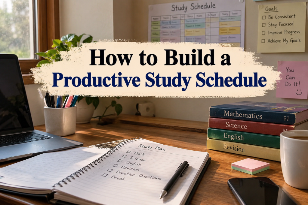 How to Build a Productive Study Schedule