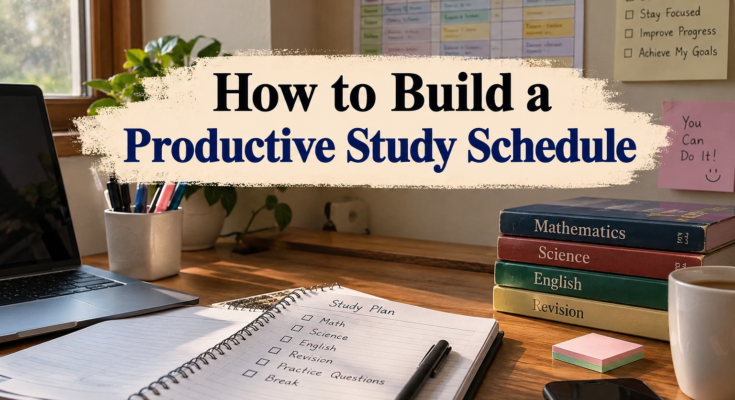 How to Build a Productive Study Schedule