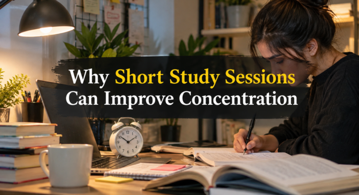 Why Short Study Sessions Can Improve Concentration